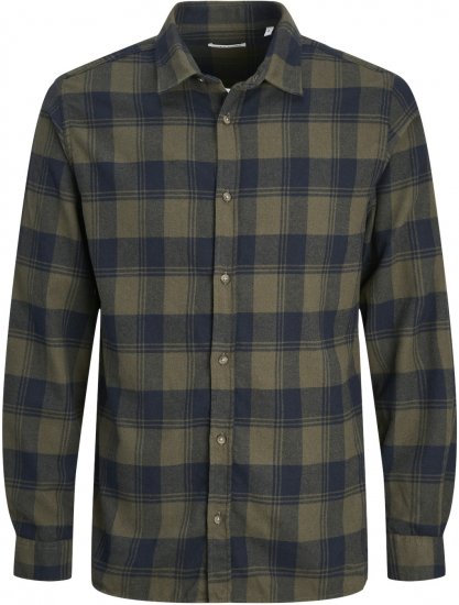 Jack & Jones JJJOSHUA Shirt Green - Krekli - Krekli - 2XL-8XL
