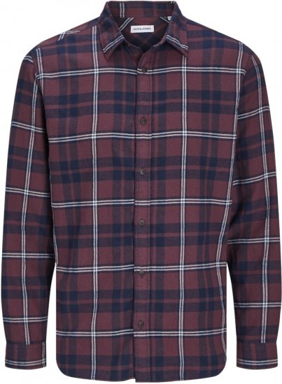 Jack & Jones JOSHUA LS Flannel Shirt Violet - Krekli - Krekli - 2XL-8XL