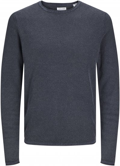 Jack & Jones JJDEAN Knitted Sweater Navy Blazer - Džemperi un džemperi ar kapuci - Džemperi - 2XL-14XL