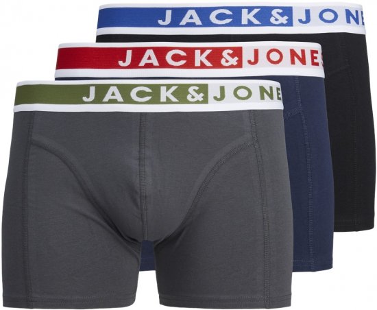 Jack & Jones JACKARIM Trunks 3-Pack Red - Apakšveļa un peldšorti - Apakšveļa - 2XL-8XL