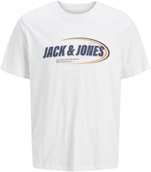 Jack & Jones Ray T-Shirt White - T-krekli - T-krekli - 2XL-14XL