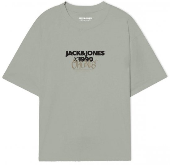 Jack & Jones JORBUSHWICK T-Shirt Mineral Gray - T-krekli - T-krekli - 2XL-14XL