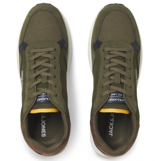 Jack & Jones Beech Combo Sneakers Green - Vīriešu apavi 40-52 - 