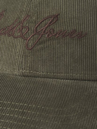 Jack & Jones Base Corduroy Cap Dusty Olive - Aksesuāri - 