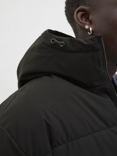 Jack & Jones Global Puffer Jacket Black - Jakas & Lietus apģērbs - Jakas - 2XL-12XL