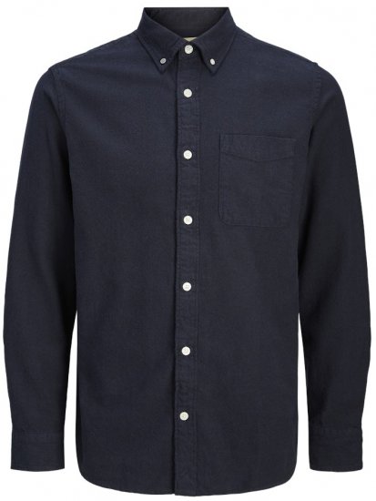 Jack & Jones Brook Twill Long Sleeve Shirt Dark Navy - Krekli - Krekli - 2XL-8XL
