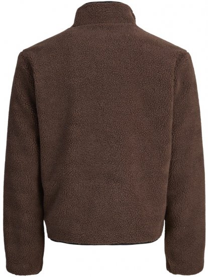Jack & Jones Norrebro Teddy Jacket Deep Mahogany - Jakas & Lietus apģērbs - Jakas - 2XL-12XL