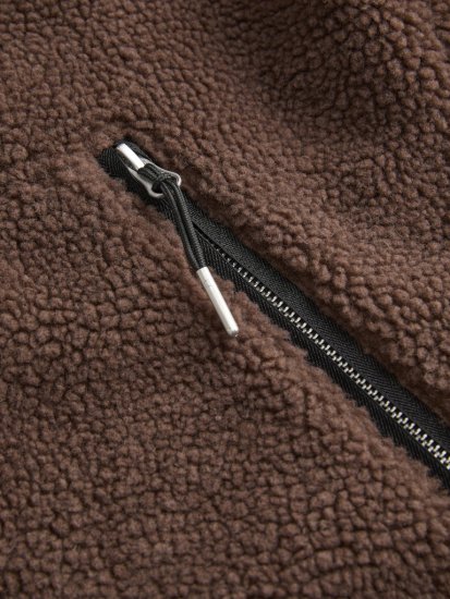 Jack & Jones Norrebro Teddy Jacket Deep Mahogany - Jakas & Lietus apģērbs - Jakas - 2XL-12XL