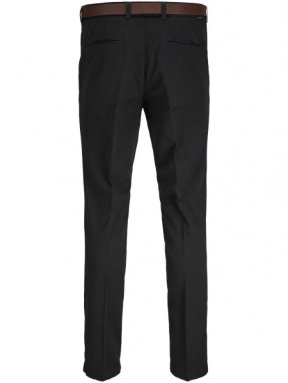 Jack & Jones Marco Franco Chino With Belt Black - Džinsi un bikses - Džinsi un Bikses - W40-W70