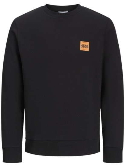 Jack & Jones Brandy Crew Neck Sweatshirt Black - Džemperi un džemperi ar kapuci - Džemperi - 2XL-14XL