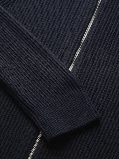 Jack & Jones Pannel Zip Knit Cardigan Sky Captain - Džemperi un džemperi ar kapuci - Džemperi - 2XL-14XL