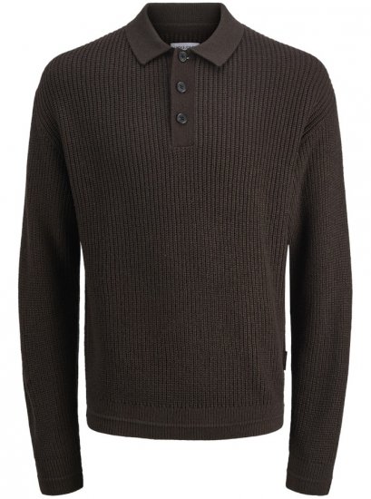 Jack & Jones Kaito Knit Polo Pullover Delicioso - Džemperi un džemperi ar kapuci - Džemperi - 2XL-14XL