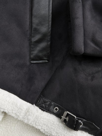 Jack & Jones Cole Aviator Jacket Black - Jakas & Lietus apģērbs - Jakas - 2XL-12XL