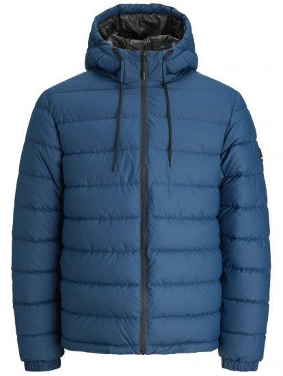 Jack & Jones Point PU Puffer Jacket Titan - Jakas & Lietus apģērbs - Jakas - 2XL-12XL