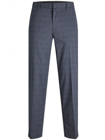 Jack & Jones Harry Pedro Formal Check Trousers Dark Navy - Džinsi un bikses - Džinsi un Bikses - W40-W70