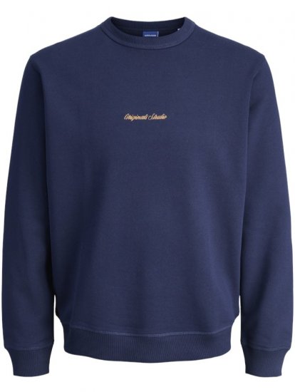 Jack & jones Norrebro Crew Neck Sweatshirt Ocean Cavern - Džemperi un džemperi ar kapuci - Džemperi - 2XL-14XL