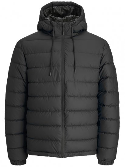 Jack & Jones Point PU Puffer Jacket Black - Jakas & Lietus apģērbs - Jakas - 2XL-12XL