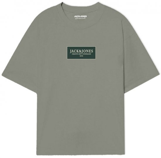 Jack & Jones Greene Crew Neck T-Shirt Seagrass - T-krekli - T-krekli - 2XL-14XL