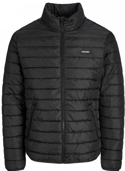 Jack & Jones Elvis Light Puffer Collar Jacket Black - Jakas & Lietus apģērbs - Jakas - 2XL-12XL