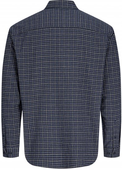 Jack & Jones Carter Check Shirt Navy Blazer - Krekli - Krekli - 2XL-8XL