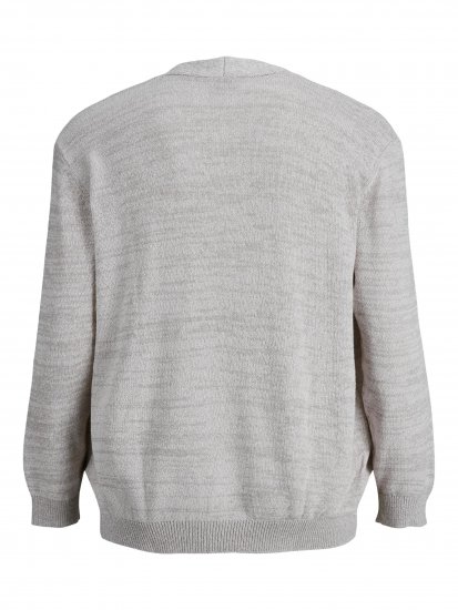 Jack & Jones Blasonic Knit Cardigans Egret - Džemperi un džemperi ar kapuci - Džemperi - 2XL-14XL