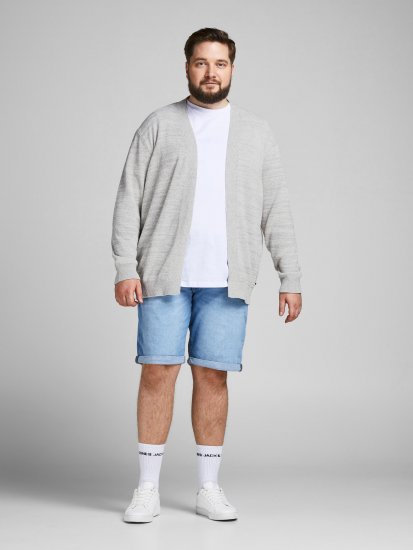 Jack & Jones Blasonic Knit Cardigans Egret - Džemperi un džemperi ar kapuci - Džemperi - 2XL-14XL