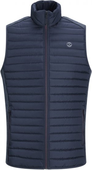 Jack & Jones MULTI BODYWARMER With COLLAR Navy Blazer - Jakas & Lietus apģērbs - Jakas - 2XL-12XL