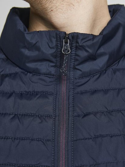 Jack & Jones MULTI BODYWARMER With COLLAR Navy Blazer - Jakas & Lietus apģērbs - Jakas - 2XL-12XL