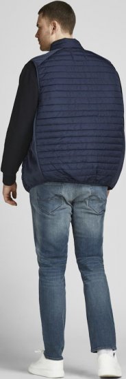 Jack & Jones MULTI BODYWARMER With COLLAR Navy Blazer - Jakas & Lietus apģērbs - Jakas - 2XL-12XL