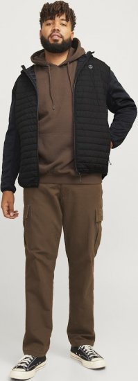 Jack & Jones MULTI QUILTED SET-IN Sleeves Jacket Black - Jakas & Lietus apģērbs - Jakas - 2XL-12XL