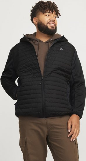 Jack & Jones MULTI QUILTED SET-IN Sleeves Jacket Black - Jakas & Lietus apģērbs - Jakas - 2XL-12XL