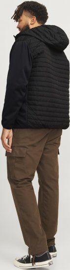 Jack & Jones MULTI QUILTED SET-IN Sleeves Jacket Black - Jakas & Lietus apģērbs - Jakas - 2XL-12XL