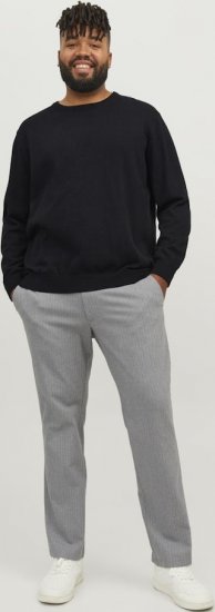 Jack & Jones BASIC Knitted Sweater Black - Džemperi un džemperi ar kapuci - Džemperi - 2XL-14XL