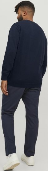 Jack & Jones BASIC Knitted Sweater Navy Blazer - Džemperi un džemperi ar kapuci - Džemperi - 2XL-14XL