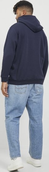 Jack & Jones BRADLEY Hoodie Navy Blazer - Džemperi un džemperi ar kapuci - Džemperi - 2XL-14XL