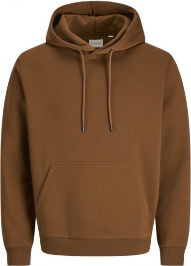 Jack & Jones BRADLEY Hoodie Brown - Džemperi un džemperi ar kapuci - Džemperi - 2XL-14XL