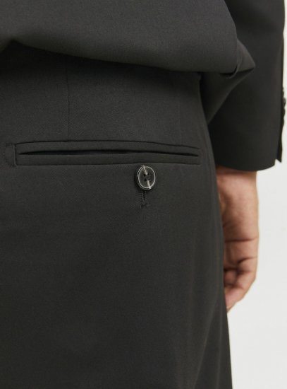 Jack & Jones FRANCO Suit Pants Black - Uzvalki un žaketes - Liela izmēra uzvalki un bleizeri