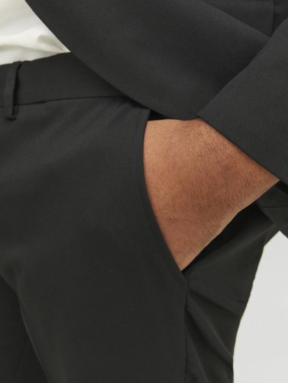 Jack & Jones FRANCO Suit Pants Black - Uzvalki un žaketes - Liela izmēra uzvalki un bleizeri