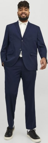 Jack & Jones FRANCO Suit Pants Dark Navy - Uzvalki un žaketes - Liela izmēra uzvalki un bleizeri