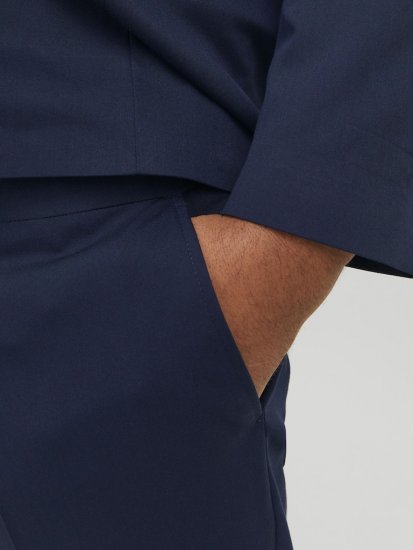 Jack & Jones FRANCO Suit Pants Dark Navy - Uzvalki un žaketes - Liela izmēra uzvalki un bleizeri