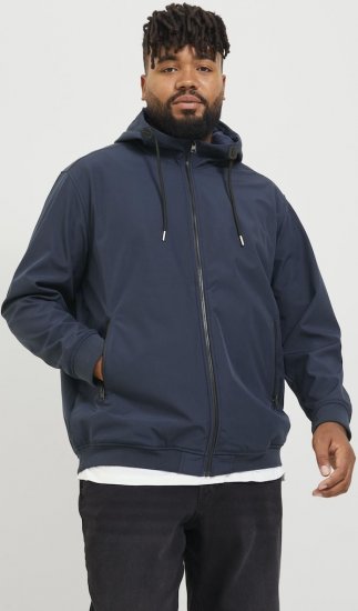 Jack & Jones BASIC Water-Resistant Softshell Jacket Navy Blazer - Jakas & Lietus apģērbs - Jakas - 2XL-12XL