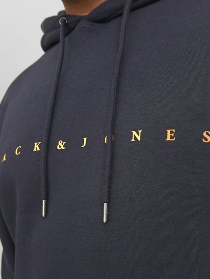 Jack & Jones STAR Hoodie Dark Navy - Džemperi un džemperi ar kapuci - Džemperi - 2XL-14XL