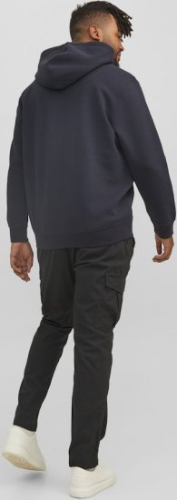 Jack & Jones STAR Hoodie Dark Navy - Džemperi un džemperi ar kapuci - Džemperi - 2XL-14XL