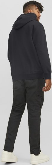 Jack & Jones STAR Hoodie Black - Džemperi un džemperi ar kapuci - Džemperi - 2XL-14XL