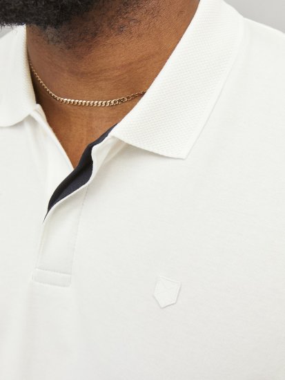 Jack & Jones Rodney Short Sleeve Polo White - Polo krekli - Polo krekli - 2XL-8XL