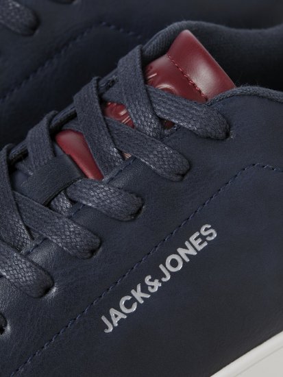 Jack & Jones Bosley Sneakers Navy Blazer/Red Dahlia - Vīriešu apavi 40-52 - 
