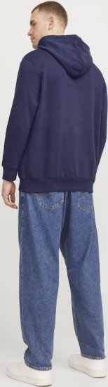 Jack & Jones CALEB Hoodie Navy Blazer - Džemperi un džemperi ar kapuci - Džemperi - 2XL-14XL