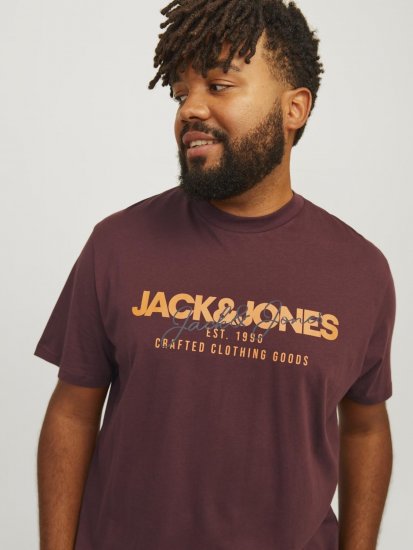Jack & Jones JJALVIS Vineyard Wine - T-krekli - T-krekli - 2XL-14XL