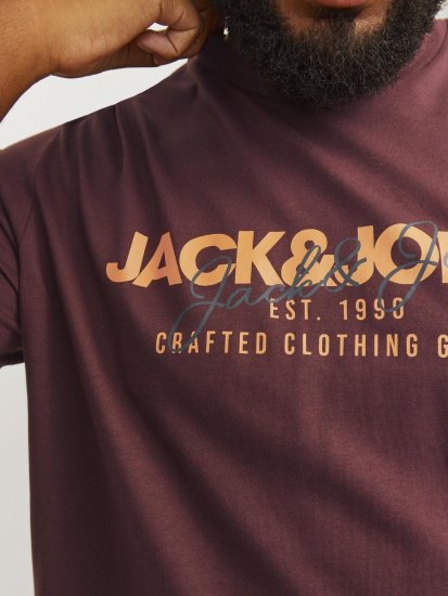 Jack & Jones JJALVIS Vineyard Wine - T-krekli - T-krekli - 2XL-14XL