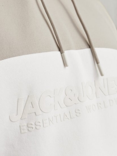 Jack & Jones LEGACY 2 Color Hoodie Beige - Džemperi un džemperi ar kapuci - Džemperi - 2XL-14XL